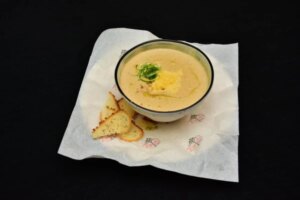 Крем суп из лесных грибов
