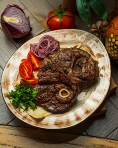 Шашлык из баранины на кости