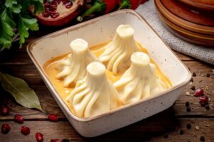 МиниХинкали с креветкой (4шт)