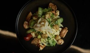 Салат с морепродуктами