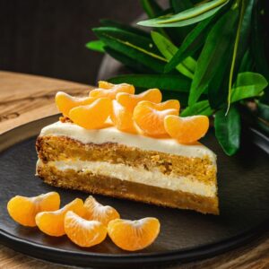 Морковный торт с мандаринами